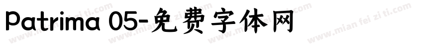 Patrima 05字体转换